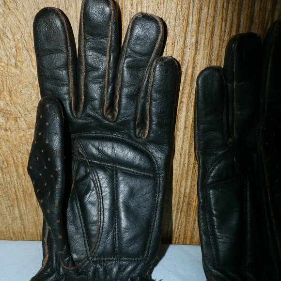 Vintage River Road Men's Leather   Outlaw Motorcycle Gloves Size Med  / NEW - Picture 10 of 16